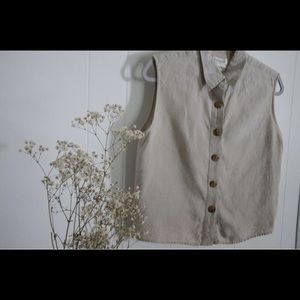 Vintage Ann Taylor Linen Top